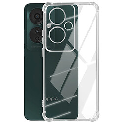 Avizar Coque pour Oppo Reno 11F Antichoc Flexible Coins renforcés Transparent