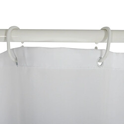 MSV Rideau de douche Polyester 180x200cm Cox 70'S - Anneaux inclus