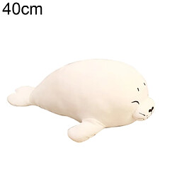 Universal 40cm mignon scellé douce peluche peluche poupée jouet décoration de la maison enfant petite amie cadeau d'anniversaire | oreiller de luxe (blanc)