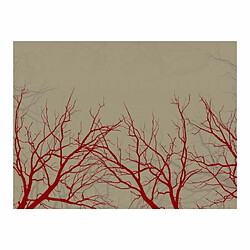 Paris Prix Papier Peint Red Hot Branches 193 x 250 cm