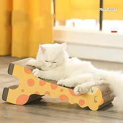 Universal Cat scratch carton ovale ondulé coussin de grattage chat scratch salon lit panneau de recyclage durable |