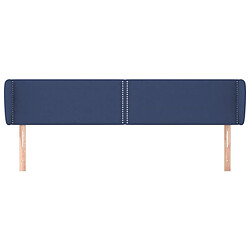 Avis Maison Chic Tête de lit scandinave avec oreilles,meuble de chambre Bleu 203x23x78/88 cm Tissu -MN60889