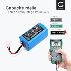 Batterie pour SEVERIN RB7025, RB-7025, CHILL RB-7025, CHILL RB7025, Philips Compact FC8710, 4IFR19/66 1400mAh de CELLONIC