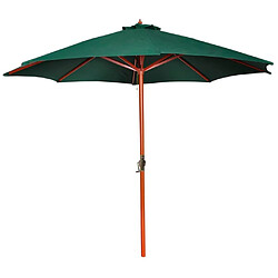 Maison Chic Parasol Jardin | Parasol Vert 258 cm - GKD21810