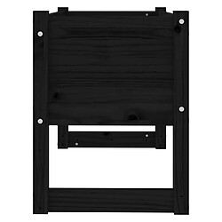 Acheter vidaXL Jardinière Noir 78x40x52 cm Bois massif de pin