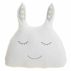 BigBuy Kids Coussin Blanc 36 x 34 cm Lapin