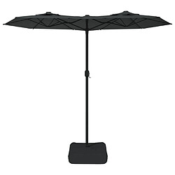 Acheter Maison Chic Parasol Jardin | Parasol à double tête avec LED anthracite 316x240 cm - GKD87422