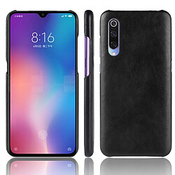 Wewoo Coque antichoc Litchi Texture PC + PU pour Xiaomi Mi 9 (Noir)