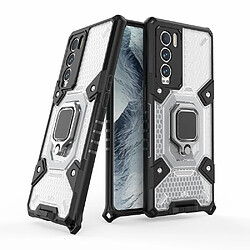 Coque en TPU anti-rayures avec béquille blanc pour votre Realme GT Explorer Master