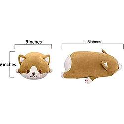 Universal Corgi Dog Soft Throw Pillow Animal Plush Toybrown