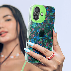 Avizar Coque pour iPhone 16 Antichoc Souple Tutti Frutti Vert pas cher