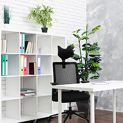 Siège de bureau / Siège pivotant SKATE MA tissu/tissu maille noir hjh OFFICE pas cher