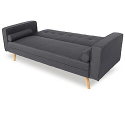 Avis Canapé convertible scandinave Tao Tissu Gris foncé