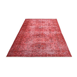 Avis Vidal Tapis de laine 251x165 rouge Ultra Vintage