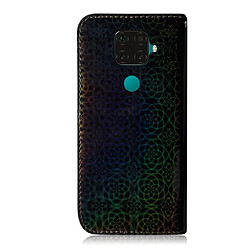 Avis Wewoo Housse Coque Pour Huawei Nova 5i Pro / Mate 30 Lite Couleur unie Boucle magnétique colorée Etui en cuir PU à rabat horizontal avec support et fentes cartes et portefeuille et lanière noir