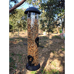 Boîte de Distributeur de Nourriture de Graine de Mangeoire D'oiseau de Fenêtre pour La Suspension Extérieure de Jardin de Pelouse de Cour pas cher