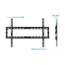 Bematik Support mural pour écran de 37 à 80 45 Kg VESA jusqu'à 600x400 mm