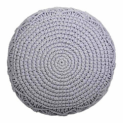 Avis Pouf Alexandra House Living Gris clair polystyrène 45 x 40 x 45 cm