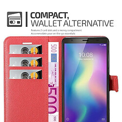 Cadorabo Coque ZTE Blade A5 2019 Etui en Rouge pas cher