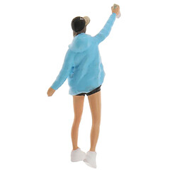 Resin Race Medal 1:64 Scale Figures Diorama Blue Coat Fille pas cher