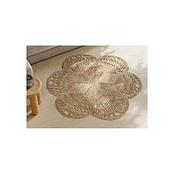 ICONIK INTERIOR Tapis rond en jute - Boho Bali - 150 CM - Niluh Naturel pas cher