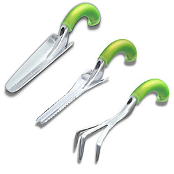 Pack RootSlayer™ - Petits outils - VENTEO - Transplantoir/Désherber/Cultivateur - Votre potager sublimé - Outils préparateurs de sol