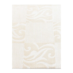 Vidal Tapis de couloir en laine 396x84 beige Darya pas cher