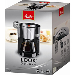 Avis Melitta CAFETIÈRE LOOK IV DELUXE NOIR-ACIER BROSSE