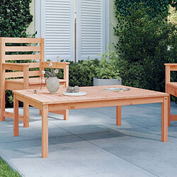 vidaXL Table de jardin 121x82,5x45 cm bois massif de douglas