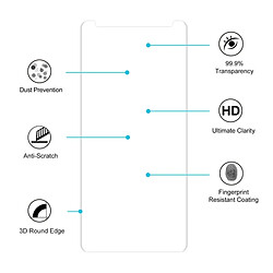 Avis Wewoo 0.26mm 9H Surface Dureté 3D Incurvée En Plein Écran Thermorétractable Couleur Verre Trempé Film Pour Galaxy Note 9 Transparent