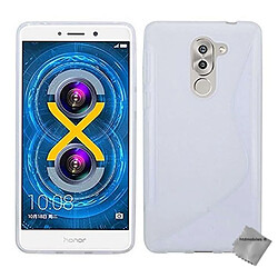 Htdmobiles Coque silicone gel fine pour Huawei Honor 6X + film ecran - BLANC