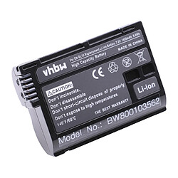 vhbw batterie compatible avec Nikon D850, Z6, Z7 appareil photo DSLR (1400mAh, 7V, Li-Ion) avec puce d'information