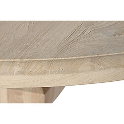 Acheter Pegane Table à manger, table de repas ronde en bois de manguier coloris naturel - diamètre 150 x Hauteur 76 cm