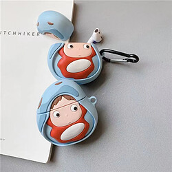 GUPBOO Airpods Coque Housse Étui Protecteur Compatible pour AirPods 3-Silicone mignon de poisson rouge de Ponyo