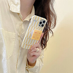 Avis GUPBOO Étui pour iPhone12 Niche Square Expression Silicone Phone Case Japon et Corée