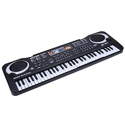 Wewoo MQ-6106 Simulation d'enfants de piano électronique multi-fonctions de 61 touches multifonctions pour enfantsmusique EU Plug EU noir