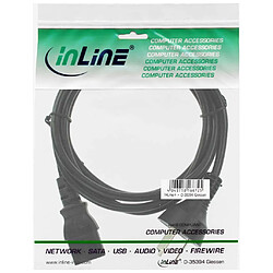 InLine Câble d'alimentation, connecteur chinois vers IEC, noir, 0,5 m