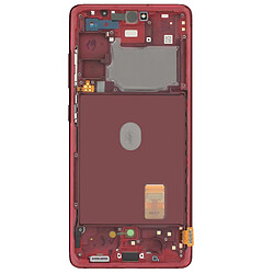 Bloc Complet Samsung Galaxy S20 FE 5G Écran LCD Vitre Tactile Original Rouge