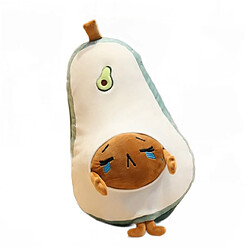 Universal Drôle mignon avocat peluche coussin doux dessin animé fruits avocat avec noyau remplis poupée canapé coussin coussin cadeau anniversaire amoureux luxe coussin 20 cm