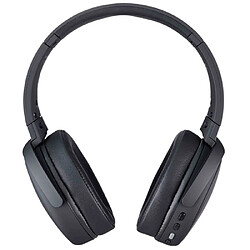 Boompods HPPANC Casque Audio Sans Fil Bluetooth USB Supra-Auriculaire Rétractable Pliable Active du Bruit Noir