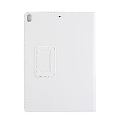 Etui en PU avec support blanc pour votre Apple iPad 10.2 (2019)/Air 10.5 (2019)/Pro 10.5 (2017)