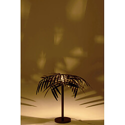 Avis Dansmamaison Lampe De Table Feuille Metal Noir