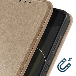 Acheter Avizar Étui pour Galaxy S24 Porte-carte Support Vidéo Clapet Magnétique Dorée