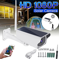 HD 1080P Caméra IP Solaire Surveillance WIFI APP Sécurité Extérieur Vision Nocturne Imperméable Bo29184