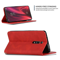 Avis Wewoo Housse Coque Étui en cuir avec rabat horizontal magnétique Business Skin Feel rétro pour Xiaomi Mi 9T / Mi 9T Pro / Redmi K20 / K20 Rouge