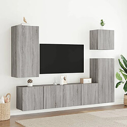 Acheter Maison Chic Meuble TV, Banc TV pour salon, Meuble de rangement mural sonoma gris 40,5x30x90 cm bois d'ingénierie -GKD55969