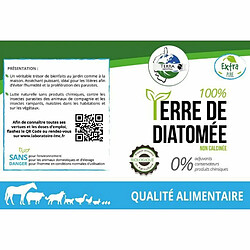 Terra Nostra Terre de Diatomée poudreuse multi-usages qualité alimentaire 300 g