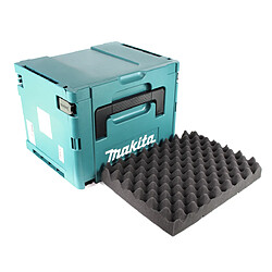 Makita MAKPAC 4 Coffret + Insert universel pour outils sans fil Makita 18V (Visseuses, Scies, Ponceuses)