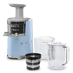 Extracteur de jus lent 0.5l 150w bleu - sjf01pbeu - SMEG