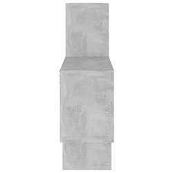 Acheter Maison Chic Étagère murale flottante forme d'auto,Etagère de rangement Gris béton 82x15x51 cm Aggloméré -MN25494